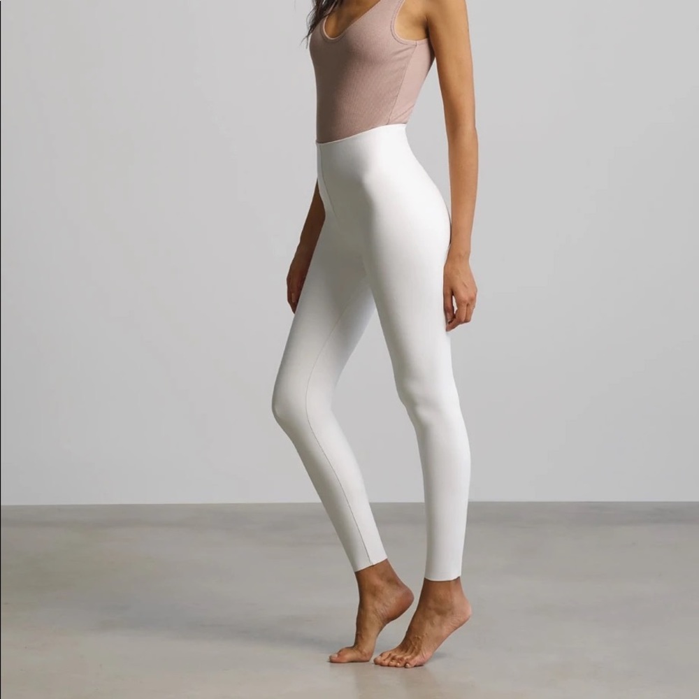 COPY - Commando White Faux Leather High Rise Leggings Sz M
